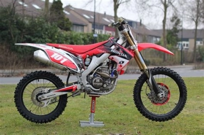 De onderdelen catalogus van de Honda Crf250r 2012