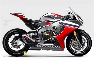 De onderdelen catalogus van de Honda CBR1000RA 2017, 1000cc