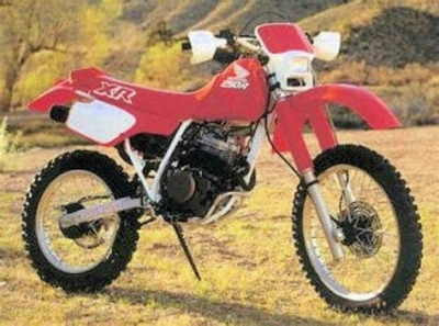 De onderdelen catalogus van de Honda Xr250r 1989