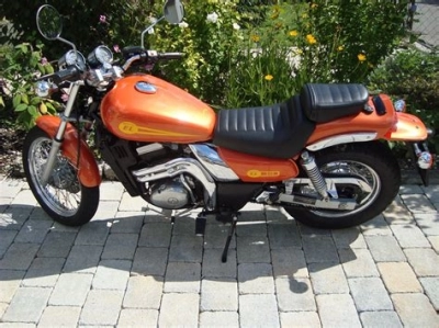 De onderdelen catalogus van de Kawasaki El252 1999, 252cc