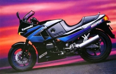 De onderdelen catalogus van de Kawasaki Gpx600r 1995, 600cc