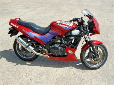De onderdelen catalogus van de Kawasaki Gpz500s 1995, 500cc