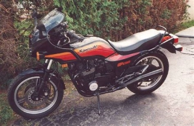 De onderdelen catalogus van de Kawasaki Gpz550 1987, 550cc