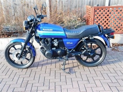 De onderdelen catalogus van de Kawasaki Gt550 1991, 550cc