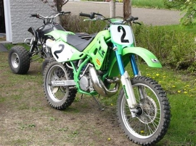 De onderdelen catalogus van de Kawasaki Kdx250 1992, 250cc