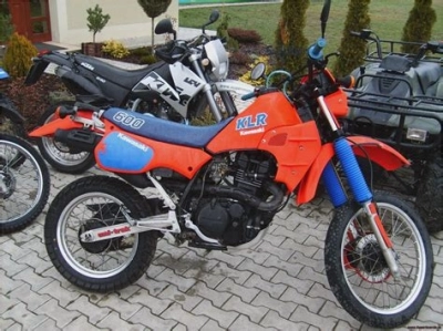 Alle originele en vervangende onderdelen voor uw Kawasaki KLR 600 1985.
