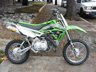 De onderdelen catalogus van de Kawasaki Klx250r 1996, 250cc