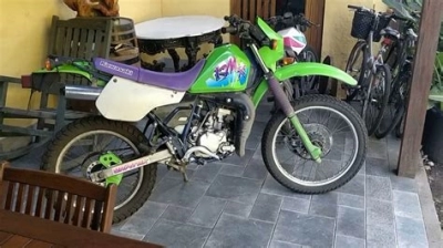 De onderdelen catalogus van de Kawasaki Kmx125 1992, 125cc