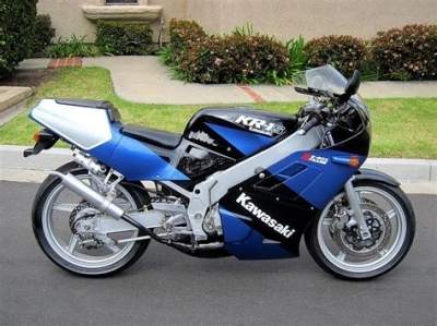 De onderdelen catalogus van de Kawasaki Kr 1 1 1989, 250cc