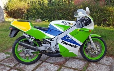 De onderdelen catalogus van de Kawasaki Kr 1 1990, 250cc
