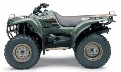 De onderdelen catalogus van de Kawasaki Kvf360 Prairie 4x4 2003, 360cc