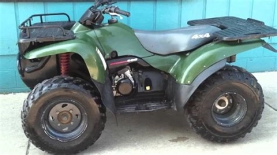 De onderdelen catalogus van de Kawasaki Kvf400 4x4 2000, 400cc