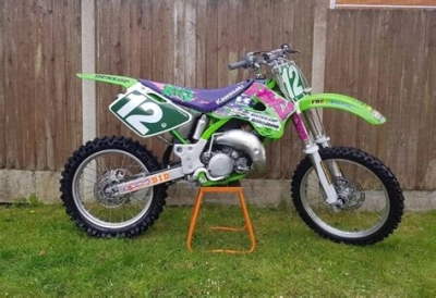 De onderdelen catalogus van de Kawasaki Kx125 1994, 125cc