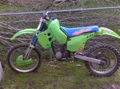 De onderdelen catalogus van de Kawasaki Kx500 1992, 500cc