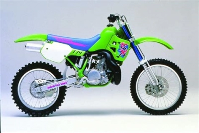 De onderdelen catalogus van de Kawasaki Kx500 2002, 500cc