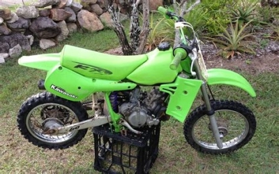 De onderdelen catalogus van de Kawasaki Kx60 1987