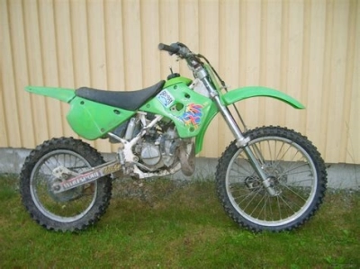 De onderdelen catalogus van de Kawasaki Kx80 Sw Lw 1993, 80cc