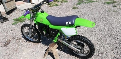 De onderdelen catalogus van de Kawasaki Kx80 Sw Lw 1998, 80cc