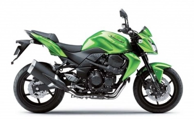 De onderdelen catalogus van de Kawasaki Z750 2012, 750cc