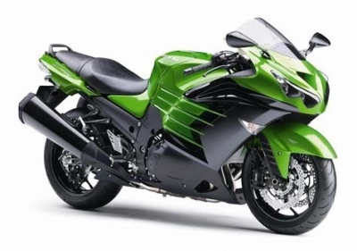 De onderdelen catalogus van de Kawasaki Zzr1400 Abs 2012