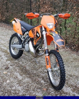 De onderdelen catalogus van de Ktm 250 Exc Europe 2005, 250cc