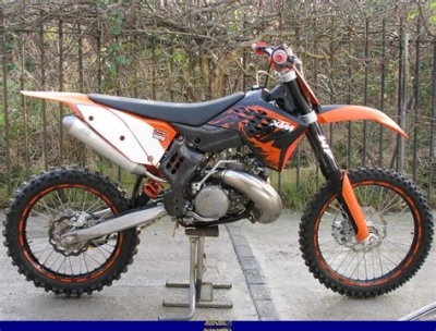 De onderdelen catalogus van de Ktm 250 Sx Europe 2007, 250cc