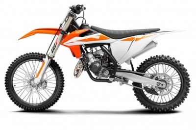 De onderdelen catalogus van de KTM 125 SX (EU) 2019, 125cc