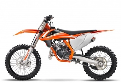 De onderdelen catalogus van de Ktm 150 SX (US) 2018, 150cc