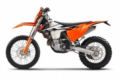 De onderdelen catalogus van de Ktm 450 EXC-F 2017, 450cc