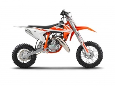 De onderdelen catalogus van de Ktm 50 Sx Mini 50 2018  74