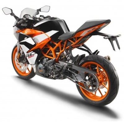 De onderdelen catalogus van de Ktm RC 390,black,- B.D. 2019, 390cc