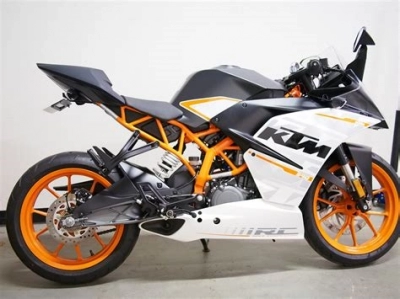 De onderdelen catalogus van de Ktm Rc 390 White Abs B D 15 Japan 2015