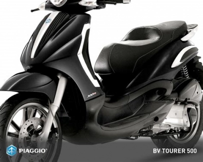 De onderdelen catalogus van de Piaggio Bv 500 Tourer Usa 2008, 500cc