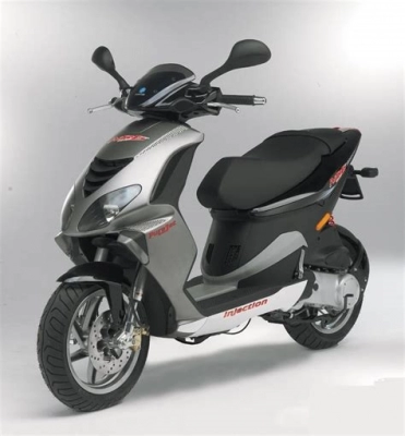 De onderdelen catalogus van de Piaggio Nrg Power Purejet 2005, 50cc