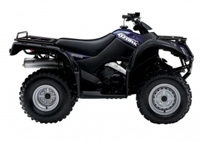 De onderdelen catalogus van de Suzuki Lt F250 Ozark 2010, 250cc