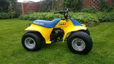 De onderdelen catalogus van de Suzuki Lt50 Quadrunner 2005