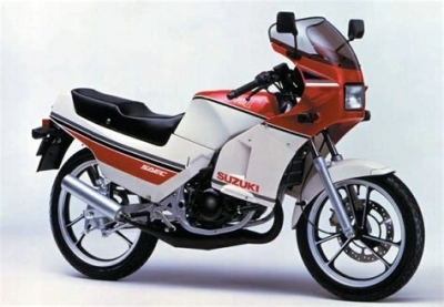 De onderdelen catalogus van de Suzuki Rg125cuc Gamma 1987