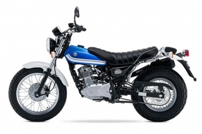 De onderdelen catalogus van de Suzuki Rv200 2016, 200cc