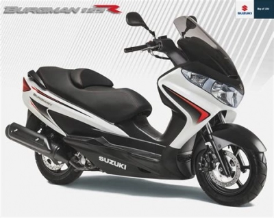 De onderdelen catalogus van de Suzuki Uh200a Burgman 2016