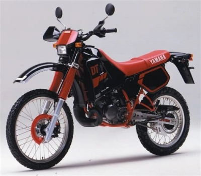 De onderdelen catalogus van de Yamaha Dt125r 1988, 125cc