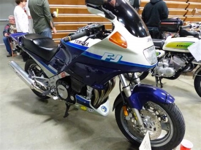 De onderdelen catalogus van de Yamaha Fj1200 1992, 1200cc