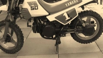 De onderdelen catalogus van de Yamaha Pw50 1988, 50cc