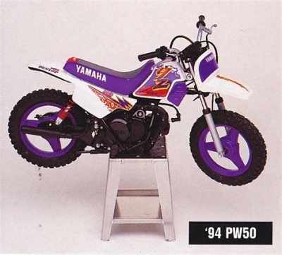 De onderdelen catalogus van de Yamaha Pw50 1994