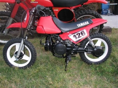 De onderdelen catalogus van de Yamaha Pw50 1999, 50cc