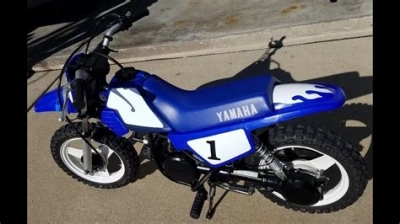 De onderdelen catalogus van de Yamaha Pw50 2001, 50cc