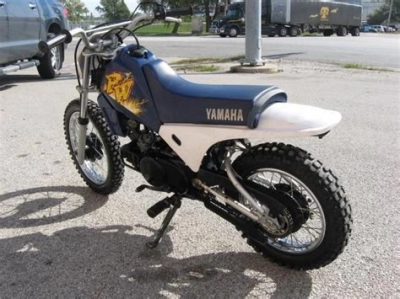 De onderdelen catalogus van de Yamaha Pw80 1996, 80cc