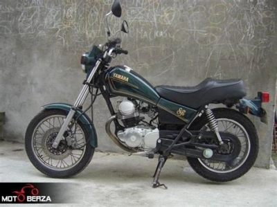 De onderdelen catalogus van de Yamaha Sr125 1998, 125cc