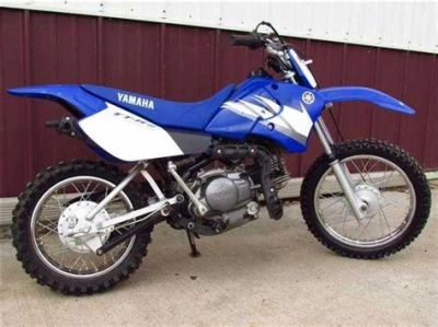 De onderdelen catalogus van de Yamaha Tt R90 2005, 90cc