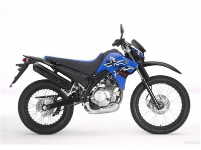 De onderdelen catalogus van de Yamaha Xt125r 2005, 125cc