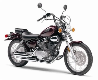 De onderdelen catalogus van de Yamaha XV250 2017, 250cc